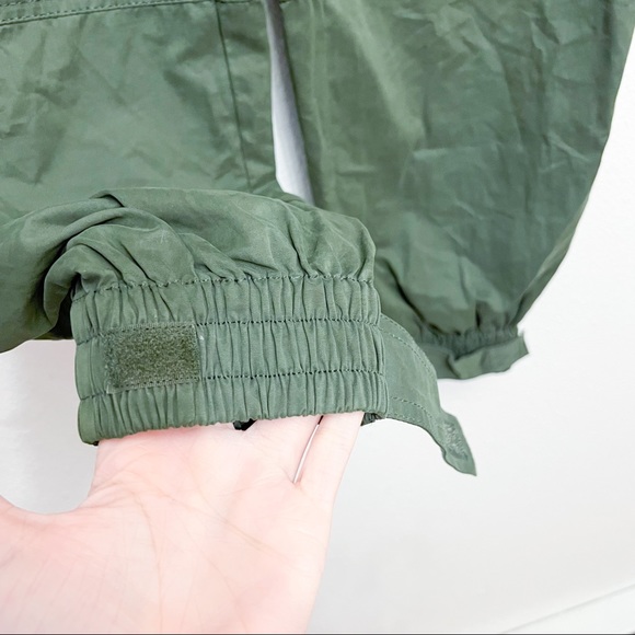 Urban Outfitters UO Evon Olive Paperbag Bag High Rise Joggers Size Small - Picture 7 of 16